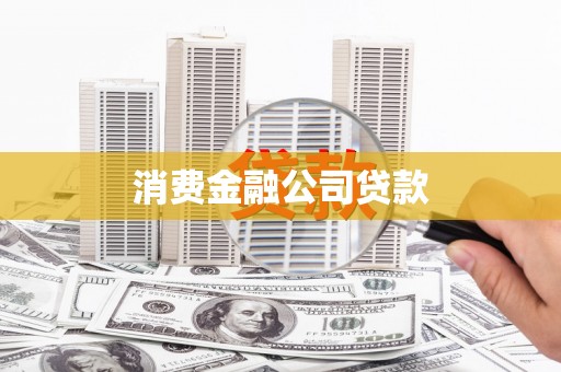荆门消费金融公司贷款