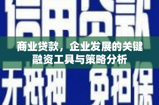 荆门商业贷款，企业发展的关键融资工具与策略分析
