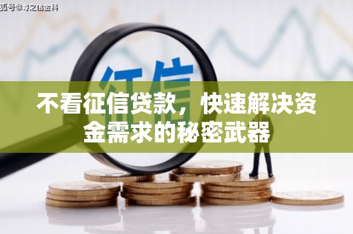 荆门不看征信贷款，快速解决资金需求的秘密武器