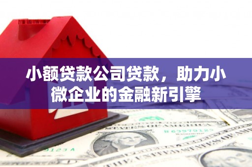 荆门小额贷款公司贷款，助力小微企业的金融新引擎