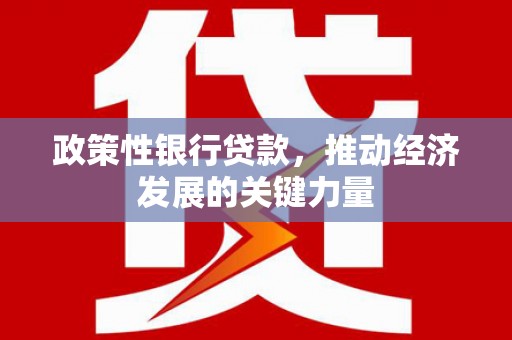 荆门政策性银行贷款，推动经济发展的关键力量