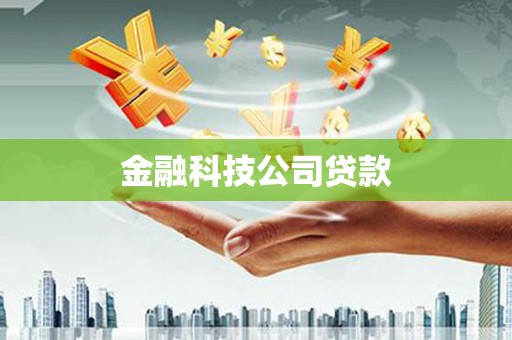 荆门金融科技公司贷款
