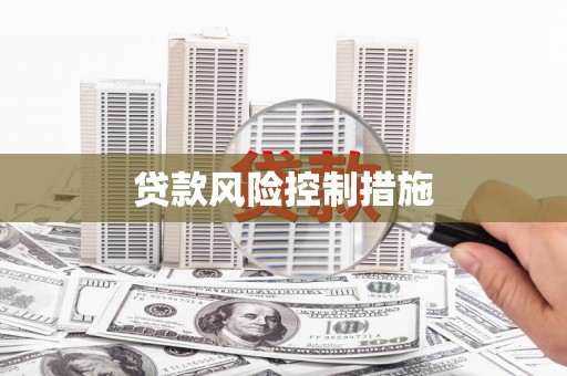 荆门贷款风险控制措施